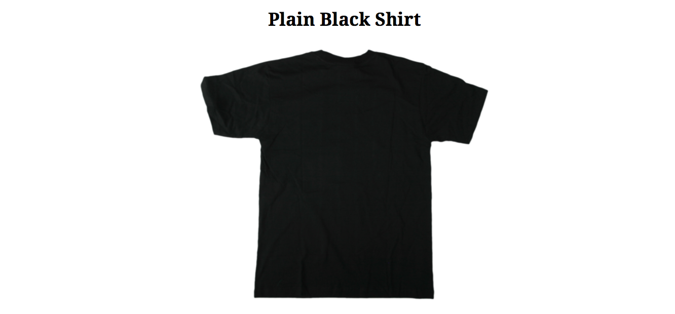 Plain Black Shirt